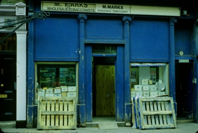 21 Greek Street - M Marks, Wholesale Tobacconist.jpg. Click on the picture to enlarge